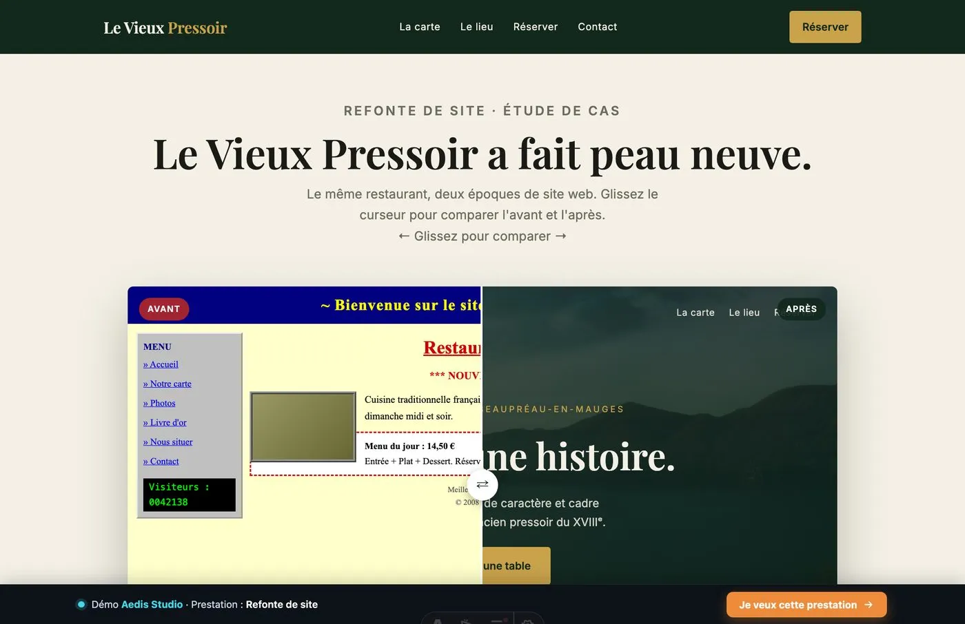 Aperçu de la maquette Le Vieux Pressoir